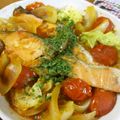 低カロ探検隊's cooksnap of when they made フライパンで簡単！塩鮭のトマトパッツァ.