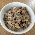 ポニーリボン's cooksnap of when they made 味噌でコク旨♪ひき肉ともやしのあんかけ丼.