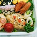 mutsu＊'s cooksnap of when they made キャラ弁☆辛さ0倍！カレーパンマン弁当♪.