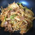 boobo56's cooksnap of when they made 材料2つ！簡単豚キムチ.
