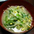 Μαｉ's cooksnap of when they made 5分で完成♪水菜とたまごで簡単お味噌汁.