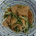 りゅうたいが's cooksnap of when they made 水菜と油揚げの煮浸し.