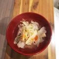 horseland's cooksnap of when they made たけのこ姫皮と豚肉の酢っぱ辛いスープ.