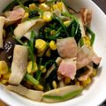 ラズベリーtea's cooksnap of when they made ほうれん草とエリンギのバター醤油炒め！.