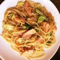 クック3E993V☆'s cooksnap of when they made 鮭とほうれん草の和風パスタ.