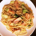クック3E993V☆'s cooksnap of when they made 鮭とほうれん草の和風パスタ.