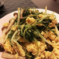ONE★MAYU★'s cooksnap of when they made ほうれん草と卵◎鶏ガラ炒め.
