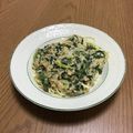 miubaba's cooksnap of when they made 【簡単】ツナとほうれん草のクリームパスタ.