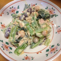 june1976's cooksnap of when they made 小松菜のカレーマヨ和え.