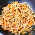 ♡なぉハチ♡'s cooksnap of when they made 蓮根のキンピラ.
