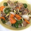 ちゃんさや☆'s cooksnap of when they made 冷凍 豚コマ肉で揚げずに酢豚.
