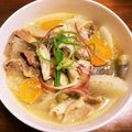 モケ缶's cooksnap of when they made 豚バラとみょうがのごま味噌豚汁^_^.