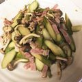 ぞうさん1号's cooksnap of when they made 簡単♡しめじとアスパラとベーコン炒め.