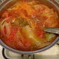 るなぴぴ's cooksnap of when they made 夏野菜使い切り☆レタスとトマトのスープ.