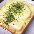 卵せんべい's cooksnap of when they made 青のり　チーズ　トースト　ハム.