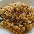 きつねどんべい's cooksnap of when they made 簡単！鶏そぼろ入りチャーハン.