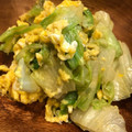 ムーヒツジ's cooksnap of when they made 包丁なしで作れる☆レタスと卵の中華炒め.