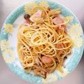 プーまま☆'s cooksnap of when they made にんにくバター醤油のパスタ.