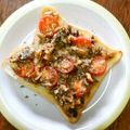 よよっち♪'s cooksnap of when they made 鯖缶とトマトの夏トースト.
