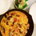 ごはんどーなつ's cooksnap of when they made パエリア.