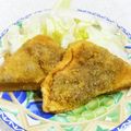 クック81NK9U☆'s cooksnap of when they made 節約メニュー☆はんぺんのひき肉フライ.