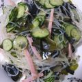 パパの手料理☆'s cooksnap of when they made ◆糖尿病◆ワカメときゅうりの春雨サラダ.