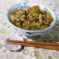 kururin18's cooksnap of when they made さつまいもと塩昆布の炊き込みご飯.