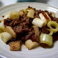 ケスケの嫁's cooksnap of when they made かんたん！牛肉と長ねぎのバターポン酢炒め.