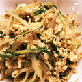 クック4NOBP5☆'s cooksnap of when they made もやしと豆苗と卵の醤油マヨ炒め◆.