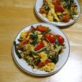 puniＫ's cooksnap of when they made 塩昆布で♪簡単トマト入りニラ玉.