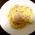 魅魔璃's cooksnap of when they made 簡単！お洒落に小松菜のクリームパスタ♪♪.