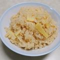ikamama's cooksnap of when they made タケノコご飯.