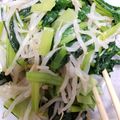 ち（＊´・ω・｀）ろ's cooksnap of when they made もやしと小松菜のナムル.