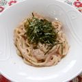 めなよ's cooksnap of when they made なんちゃって明太子クリームパスタ.