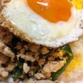 まゆまゆん。's cooksnap of when they made ☆おひとりさま☆本格ガパオライス☆.