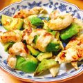 あた♪'s cooksnap of when they made 簡単★アボカドと鶏ササミのわさび醤油和え.