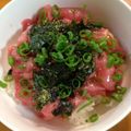 ゆすひと's cooksnap of when they made 自家製すき身で★超美味！ねぎトロ丼.