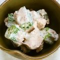 urararara's cooksnap of when they made オクラのツナマヨショー和え.