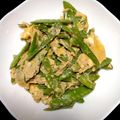オイゼビウス's cooksnap of when they made 簡単･春の絹さや卵とじ.