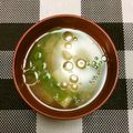 ☆なあなクック☆'s cooksnap of when they made 旬★【スナップえんどうと豆腐の味噌汁】.