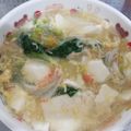 クックOFCBEN☆'s cooksnap of when they made レタスと豆腐のカニカマ入りかき玉スープ.