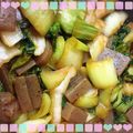 Emiii28's cooksnap of when they made チンゲン菜とこんにゃくの甘辛炒め.