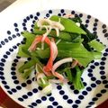 ᕱ⑅ᕱもざみ's cooksnap of when they made 簡単！小松菜とカニかまのナムル.