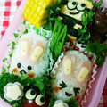 凜々子's cooksnap of when they made 幼稚園 お弁当♡ちびうさぎ 簡単 キャラ.