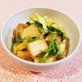 Richland☆Y's cooksnap of when they made ほっこり温まる♡厚揚げと三つ葉の卵とじ.