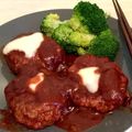 クックQ1VE8W☆'s cooksnap of when they made 誰でも簡単煮込みハンバーグ.