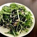 Bu〜san's cooksnap of when they made 水菜とひじきのツナサラダ。わさび風味.