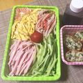oyuking's cooksnap of when they made お弁当♪冷やし中華の麺♪.