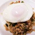 まりりんとさんぽ's cooksnap of when they made 簡単時短!!鶏挽き肉のタイ風ガパオ炒め.