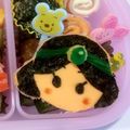 ｱｻﾘ11's cooksnap of when they made キャラ弁☆アラジン☆ジャスミン　ツムツム.
